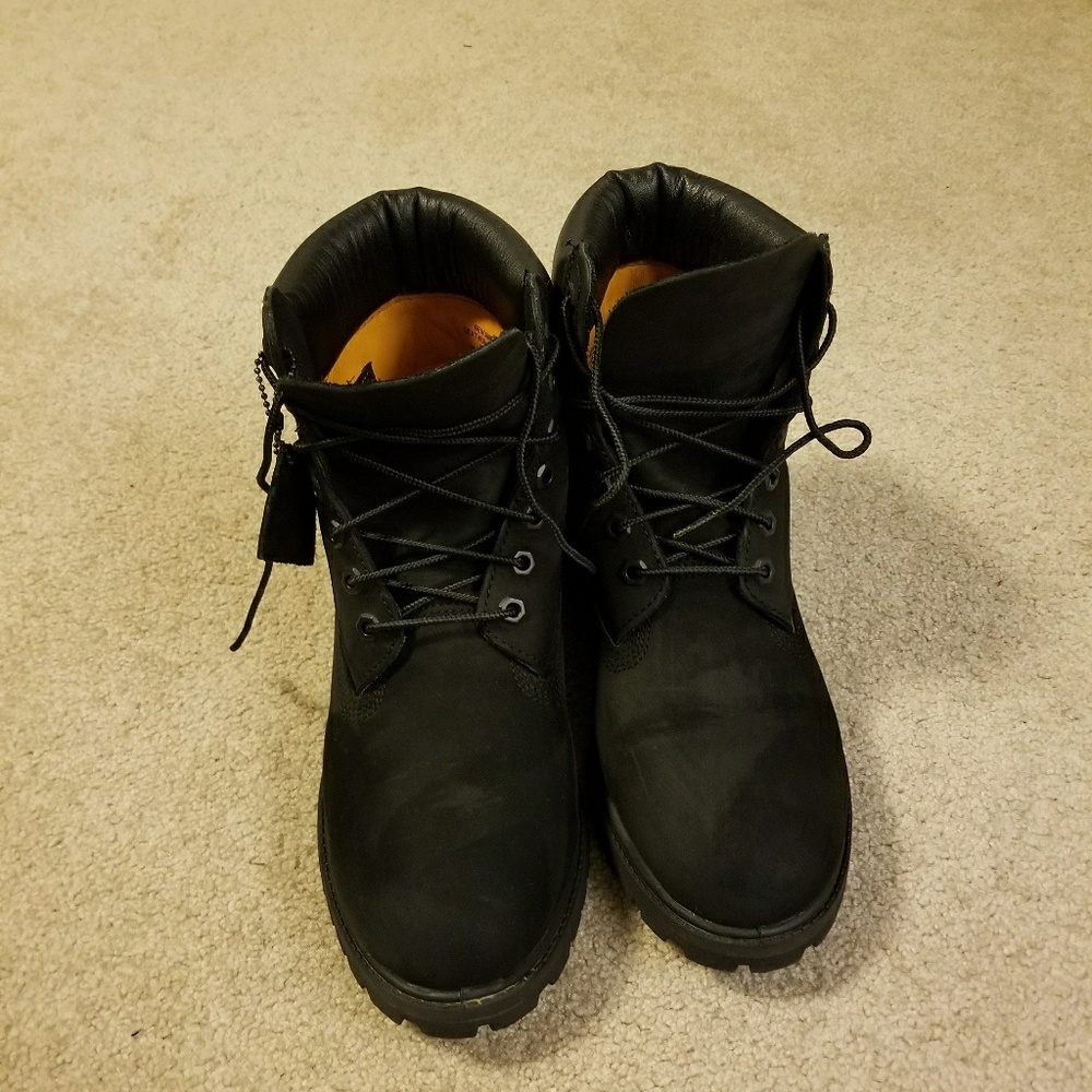 Black Timberland Boots